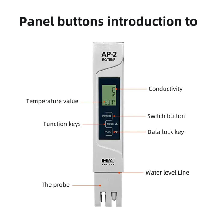 ap-2เครื่องวัดค่าการนำไฟฟ้า-ec-temp-0-9999-s-ความแม่นยำของ2-เครื่องทดสอบน้ำสำหรับดื่มน้ำ-ตู้ปลา-ตู้ปลา-สระน้ำ