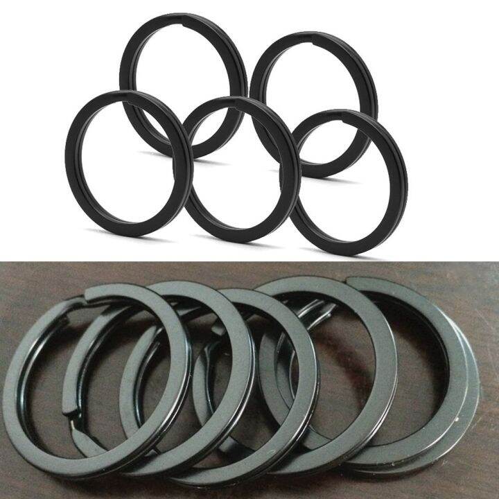 sr2n-5-10pcs-diy-ที่ใส่กุญแจ-เครื่องมือกลางแจ้ง-สแตนเลส-พวงกุญแจ-edc-พวงกุญแจ-ช่องเสียบพวงกุญแจ-คาราไบเนอร์