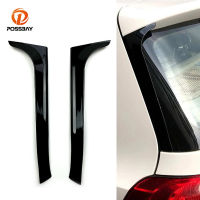 2Pcs Car Rear Window Side Spoiler Diffuser Tail Fin Carbon Fiber Auto Exterior Parts for VW Golf 6 MK6 2008 2009 2010 2011 2012