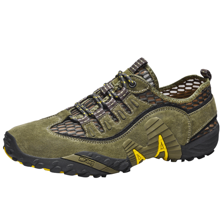 2023รองเท้าเดินป่ามืออาชีพ-รองเท้าเดินป่าสำหรับผู้ชาย-รองเท้าผ้าใบตาข่ายระบายอากาศได้ดีรองเท้ากีฬากันน้ำแห้งเร็วแบบนิ่มสำหรับใส่ปี