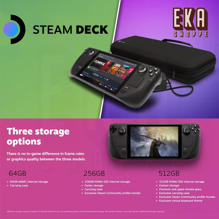 Valve Steam Deck Handheld Gaming Console 64GB/256GB/512GB Brand