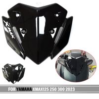 S25สำหรับยามาฮ่า XMAX125 XMAX250 XMAX300 2023 XMAX 300กระจกรถจักรยานยนต์ Viser กันสาดรถยนต์กระจกบังลม