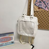 ▼✘☊ Backpack Transparent Black