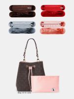 Drawstring Purse Organizer Insert Satin Fabric Wallets For Women Comestic Pouch Inner Bag Storage Liner For L Neonoe V Bucket