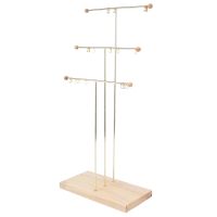 Metal 3 Tier Tabletop Bracelet Necklace Jewelry Necklace Organizer Display Tree Jewelry Holder Jewelry Organizer