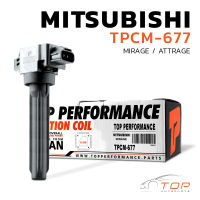 คอยล์จุดระเบิด MITSUBISHI MIRAGE ATTRAGE / 3A92 ตรงรุ่น 100% - TPCM-677 - TOP PERFORMANCE MADE IN JAPAN - คอยล์หัวเทียน คอยล์ไฟ มิตซูบิชิ มิราจ แอททราจ 1832A057