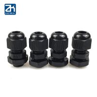 【cw】 10 Pcs PG7 Plastic Cable Glands Joints !