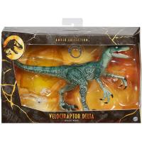 Mattel Jurassic World Amber Collection Velociraptor Delta (GJN94) แมทเทล จูราสสิค เวิลด์ ของเล่นแอ็กชั่นฟิกเกอร์ไดโนเสาร์ เวโลซีแรปเตอร์ เดลต้า