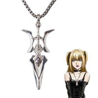 【LZ】๑  Misa Amane Cosplay Halloween Colar Halberd Pingente Colares Cruz Gótica Acessórios De Jóias Presente Dos Namorados Natal