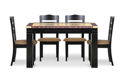 ชุดโต๊ะอาหาร OPEN+BRAVE 80 Cm // MODEL : DS-M401W45-CXXY ดีไซน์สวยหรู สไตล์เกาหลี โต๊ะหน้าหินอ่อน 4 ที่นั่ง สินค้ายอดนิยมขายดี