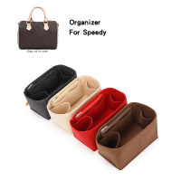 สำหรับ LVSpeedy 25 30 35 กระเป๋าในกระเป๋า Organizer ผู้หญิงเดินทางแต่งหน้าภายในกระเป๋าถือกำมะหยี่เดินทางแทรกถุงเก็บกระเป๋าซับใน