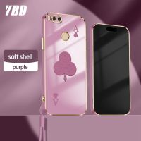 เคสโทรศัพท์ YBD สำหรับ Xiaomi Mi A1 5X 2017 ป๊กเกอร์มินิมอลขั้นสูงเทรนด์แฟชั่นสไตล์เปลือกอ่อนมีฟรีสายคล้อง