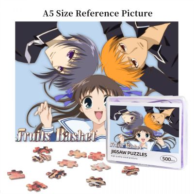 Fruits Basket (4) Wooden Jigsaw Puzzle 500 Pieces Educational Toy Painting Art Decor Decompression toys 500pcs