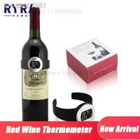 ❇✢✑  Digtal Bottle Red Wine Thermometer Bar Beverage Temperature Meter Watch LCD Champagne Checker Bracelet Thermometer Kitchen Tools