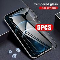 5PCS Tempered Glass For iPhone 14 11 12 13 Mini Pro Max Screen Protector For 8 7 6 Plus XS XR X 9D iphone 14 pro max glass film