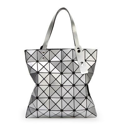 Geometric Diamond Pattern Bag Women S Bag 2023 Summer New One-Shoulder Portable Japanese Style Trendy Bag Stylish Bag.กระเป๋า