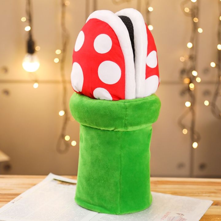 mushroom-home-slippers-plush-piranha-plant-plush-creative-shoes-toys-for-kids-peluche-stuffed-toy-kids-gift