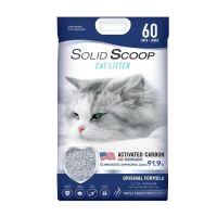 โปรโมชั่น+ Solid Scoop Cat Litter 12 Kg. ทรายแมว ทรายภูเขาไฟ กำจัดแอมโมเนีย ไร้กลิ่น สำหรับแมวทุกสายพันธุ์ (12 กิโลกรัม/แพ็ค) ราคาถูก ห้องน้ำแมว ห้องน้ำแมวทรงโดม มีฝาครอบ ห้องน้ำแมวพับได้  ห้องน้ำแมวพกพา