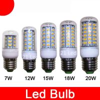 [HOT QQZIWWUJJWG 104] ขายส่งใหม่ขายร้อน E27 E14 9วัตต์12วัตต์15วัตต์20วัตต์ SMD5730 Led ข้าวโพดหลอดไฟโคมไฟอบอุ่น/แสงสีขาวจัดส่งฟรี