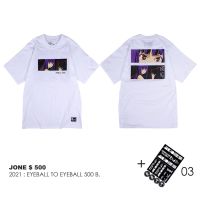 JONE500 Collection 2021เสื้อยืดแขนสั้นเนื้อผ้าฝ้ายแฟชั่นพิมพ์ลายสําหรับผู้หญิงและผู้ชาย