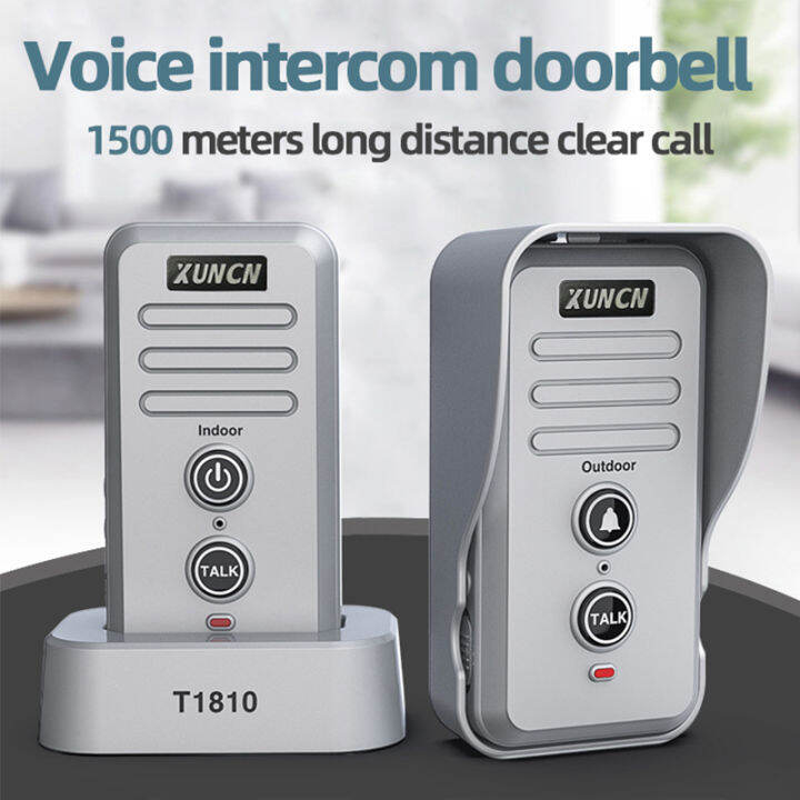 Wireless Doorbells Waterproof Electronic Intercom System Doorbell With ...