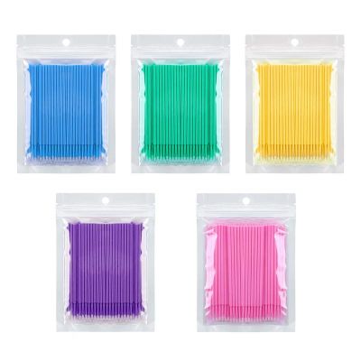 【CC】 100Pcs Applicator Brush Swabs Disposable Lashes Mascara Wands for Extension Tbestmax