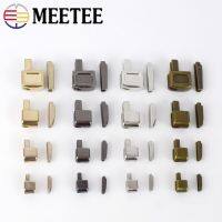 ✠ Meetee 3 5 7 8 10 10Sets Single Open Slider Plug Accessories Insert Box Pin Retainer for Metal Zipper Replacement Kit ZA206