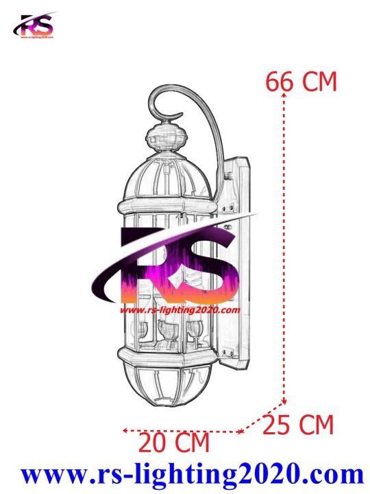 โคมไฟกิ่งผนังภายนอกอาคาร-ติดกำแพง-ไฟภายนอก-ไฟกิ่ง-ไฟกิ่งทองเหลือง-ไฟทองเหลือง-bw3043-200-ไม่รวมหลอดไฟ