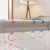 Zecetim 8pcs Baby Nursery Bed Stand Ring Infant Practice Standing Walking Training Tool