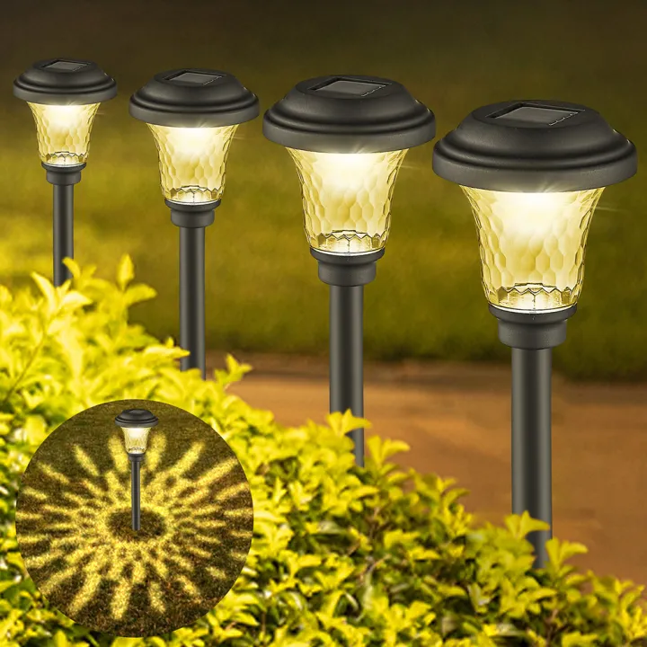 LED Outdoor Garden Light Solar Powered Landscape Yard Lawn Path Lamp ...