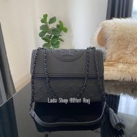 ?ลดล้างสต๊อก? (ดำด้าน) Tory Burch Fleming shoulder bag Matte Black 004