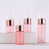 1-5ml Pink Glass Dropper Bottles Essential Oil Perfume Refillable Bottles Glass Pipettes Vial Aromatherapy Liquid Bottles Travel Travel Size Bottles C