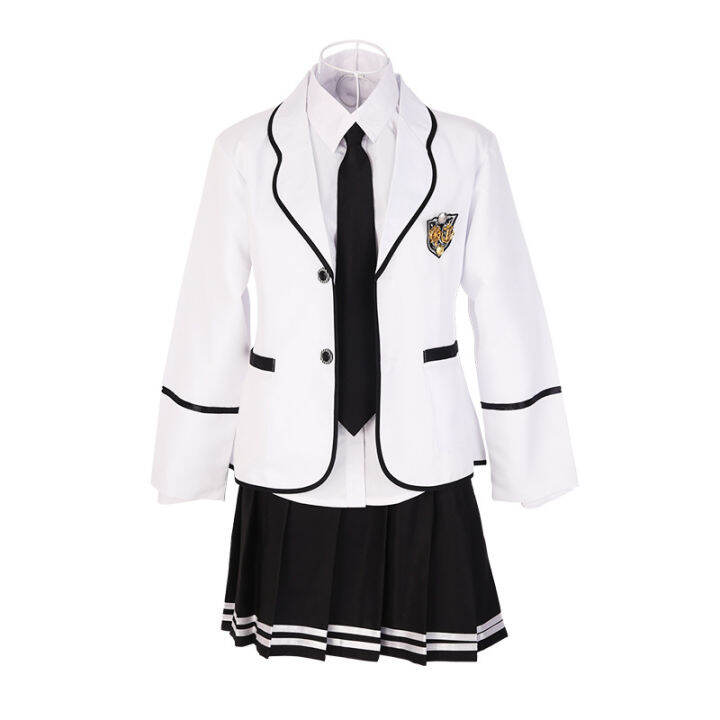 British Preppy Style Long Sleeve Chorus School Uniform Junior High