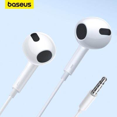 Baseus Earphones 3.5mm In-Ear 1.1m Wired Headphones Wired Control Sport Headset for Xiaomi Samsung Smartphone With Microphone