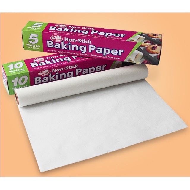 กระดาษไขรองอบสีขาว-baking-peper-ความยาว-10เมตร