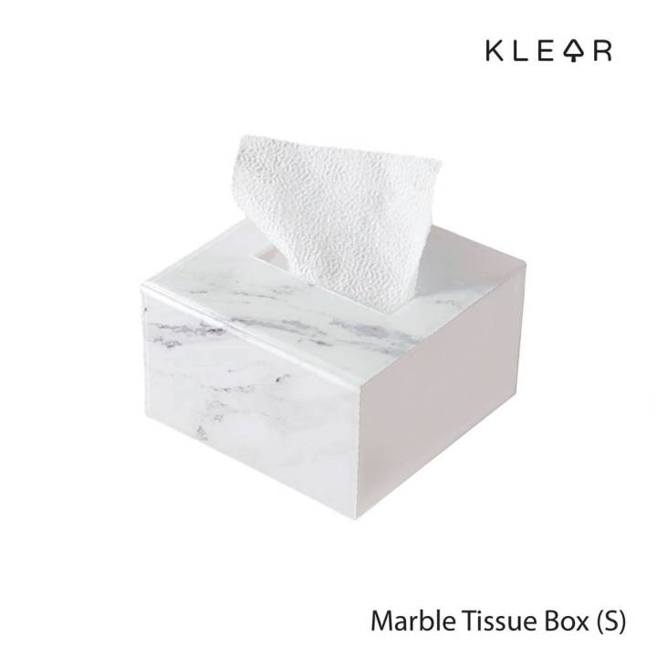 klearobject-marble-tissue-box-s-กล่องทิชชู่ลายหินอ่อน-อะคริลิคเกรด-a-เงางาม-เหมาะสำหรับกระดาษ-popup-กล่องใส่กระดาษทิชชู่-กล่องทิชชู่-กระดาษทิชชู่-popup