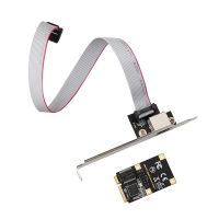 RJ45 LAN Gigabit Ethernet Mini PCI Express PCI E Network Adapter MINI PCIE Gigabit Network Card for I210 1000M