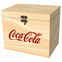 [FLASH SALE] Free and Fast Shipping Coke Gift Set Wood Box 325ml. Pack 5 Free 1 Cash on delivery available