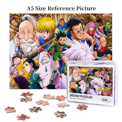 HUNTERxHUNTER Wooden Jigsaw Puzzle 500 Pieces Educational Toy Painting Art Decor Decompression toys 500pcs