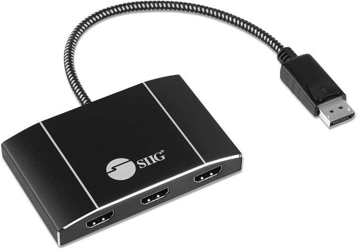 SIIG MST Hub DisplayPort to HDMI Splitter, DisplayPort 1.4 to 3X Multi