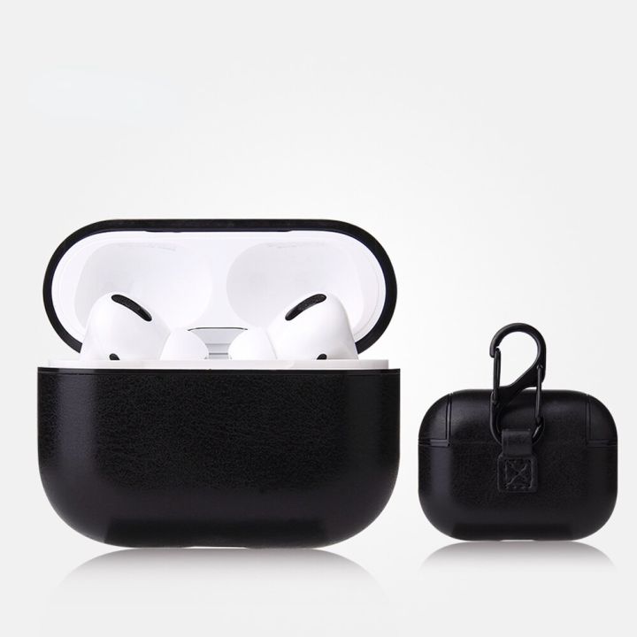 apple-earpods-case-cover-for-airpods-pro-3-2-genuine-leather-light-luxury-drop-protection-airpods-case-with-keychain-mont-cases-headphones-accessories