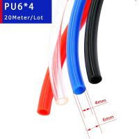 20 Meters PU6x4 Pneumatic Air Hose For Compressor ID 4mm OD 6mm Quick Connector High Pressure Hoses For Air Compressor