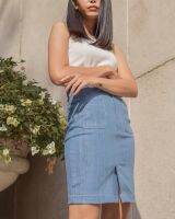 beforesunset.studio - ANNE PENCIL JEANS SKIRT กระโปรงทรงสอบ ความยาวไม่สั้นจนเกินไป