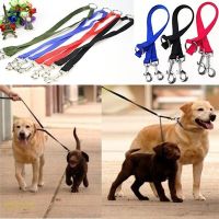 TEXNylon Double Lead Leash Pet Traction Rope Outdoor Dog Walking