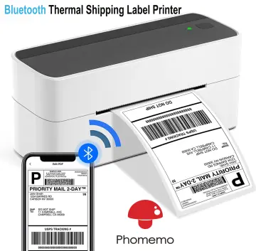 Phomemo 4 Portable Thermal Printer- Bluetooth Mobile Printer Instant Photo  Printer, Support 2/3/4 inch Printing Width, 300dpi, Compatible with