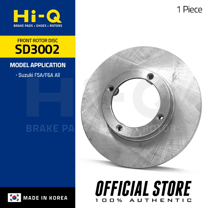 Hi-Q Premium Front Brake Rotor Disc for Suzuki F5A/F6A 4X2, 1piece  PN#SD3002 Lazada PH