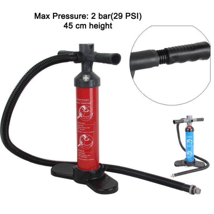 29Psi High Pressure Inflation Air Hand Pump Detachable Handle SUP Stand