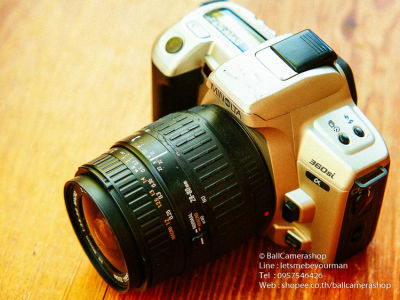 ขายกล้องฟิล์ม Minolta a360si Serial 94108191 พร้อมเลนส์ Sigma 28-80mm Macro