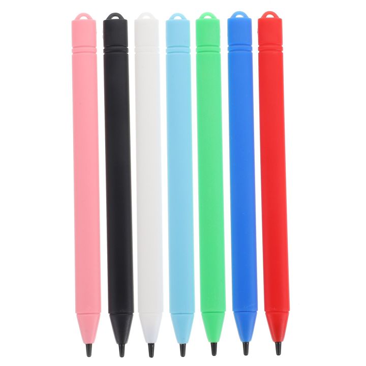 ปากกาแท็บเล็ตปากกาพลาสติกสำหรับวาดเขียน7ชิ้นแผงเขียน-lcd-ปากกาสไตลัสปากกาพลาสติก