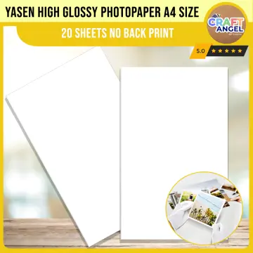 EPSON GLOSSY PHOTO PAPER A4 SIZE 5 PACKS (5x 20 SHEETS/PACK